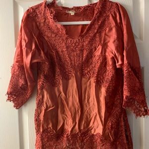 Anthropologie Silk Blouse